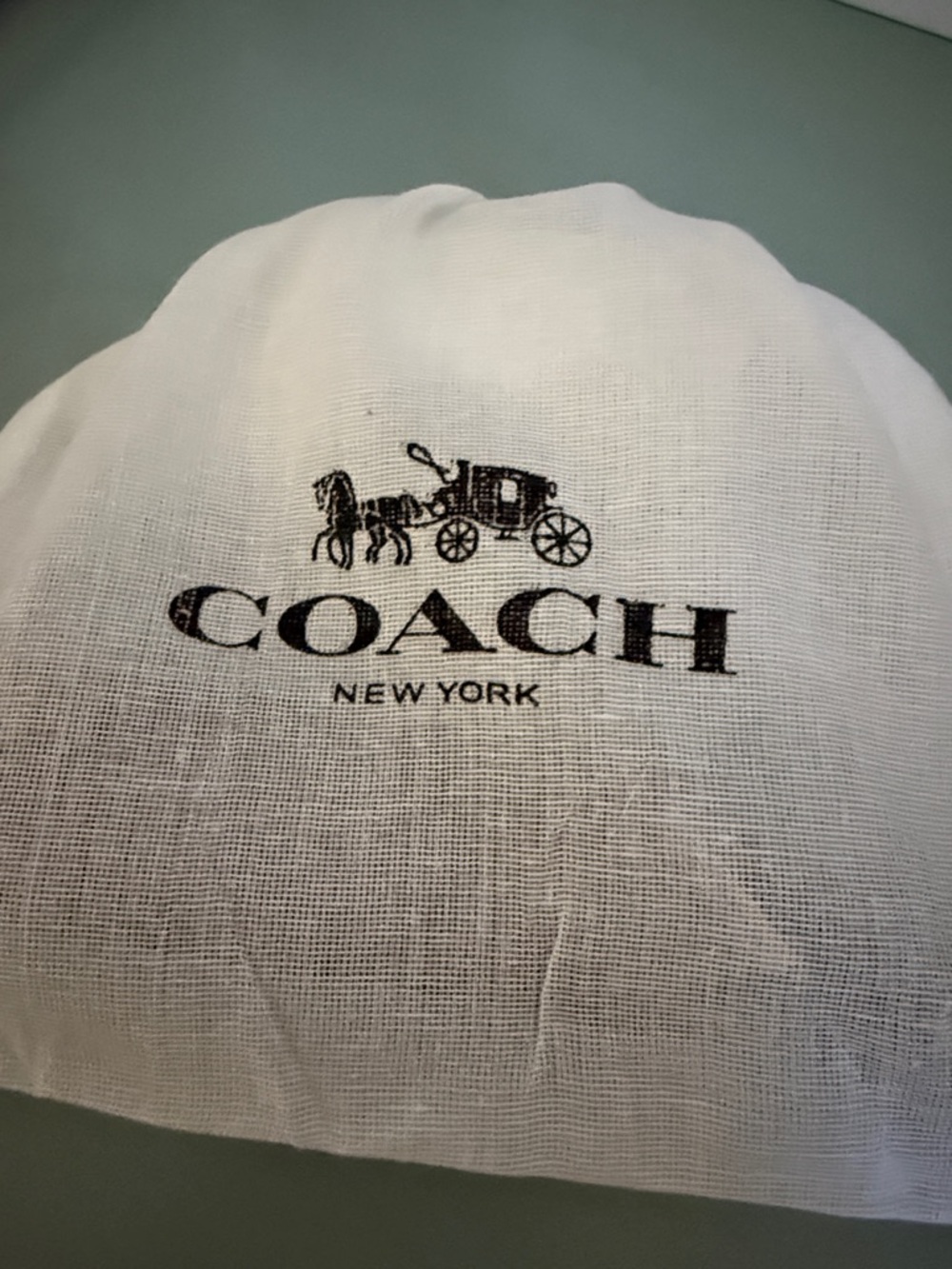 Coach KeyChain with Gunmetal Hardware NWT - Picture 5 of 5